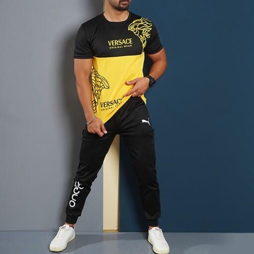 ست تیشرت و شلوار مدل Versace